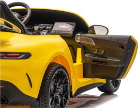 LEAN CARS Autobatéria Mercedes GT63 AMG DK-GT63 24V LCD Yellow