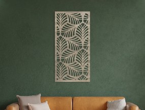 drevko Obraz na stenu Palmové listy 3D