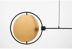 LED stmievateľné závesné svietidlo v okrovožltej a čiernej farbe Sirius – Zuiver