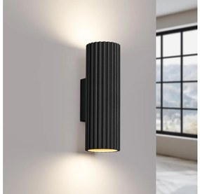 Brilagi - Nástenné svietidlo CRESTO 2xGU10/10W/230V 20 cm čierna