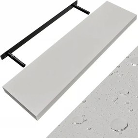 Nástenná polica FIGO + konzola, 90cm, biela Casaria