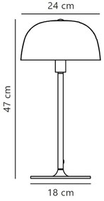 Nordlux - Stolná lampa CERA 1xE14/40W/230V zlatá