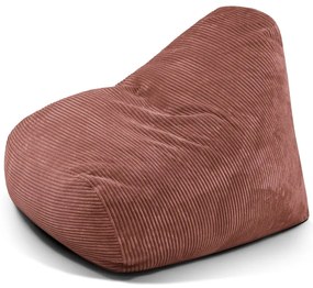 Menčestrový sedací vak v tehlovej farbe Snug 100 – SLOWDOWN