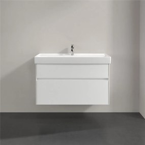 VILLEROY &amp; BOCH Collaro závesná skrinka pod umývadlo, 2 zásuvky, 954 x 444 x 546 mm, White Matt, C01100MS