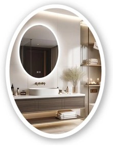 Tutumi Tutumi, LED kúpeľňové zrkadlo 60x80cm WWA, HOM-06503