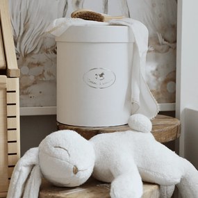 Bambusová plienka s čipkou vanilka 43x43cm