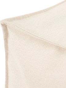 Záhradný puf farba produktu krémová látka vonkajšie, zapletaná