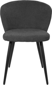 Jedálenská stolička KROSBY antracitová