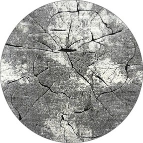 BE Koberec Miami 129 GREY Koło – sivý okrúhly Rozmer: 120 cm