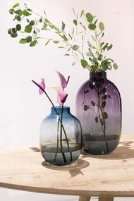 Blossom Aurora vase ocean 19x26 cm (Vaza sklo)