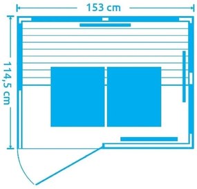 Marimex | Infrasauna Marimex Elegant 3001XXL + Vírivý bazén PureSpa Bubble HWS | 19900137