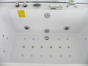 BPS-koupelny Hydromasážna vírivá vaňa Levante 659 180x90