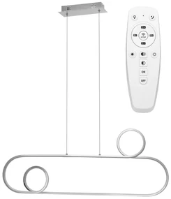 Toolight - LED závesné svietidlo APP810-CP CHROM, strieborná, OSW-09663