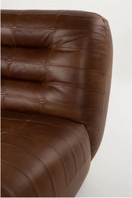 Hnedé kožené kreslo Wyatt – Dutchbone