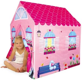 Ružový detský domček na hranie Barbie