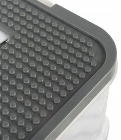 Kruzzel 25759 Úložný box na stavebnici, 35 l, 5 pater