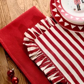 Sada kuchynských utierok TRUDY červená / biela 703423