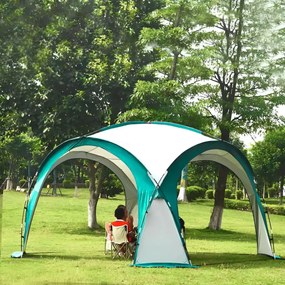 Pavilónový stan YENA s obalom 350x350 cm zeleno-biely