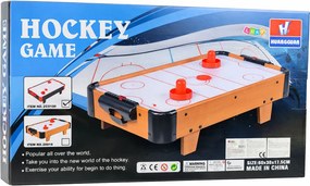 LEAN Toys Mini stolný hokej čierny arkádová hra pre deti