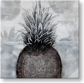 Maľovaný obraz na stenu ANANÁS 60x60 cm