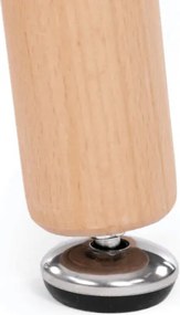Jedálenský stôl DT-303 biely / naturálny
