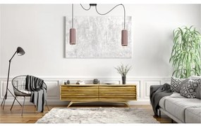 Luster na lanku AVALO 2xE27/60W/230V pavúk ružová/medená
