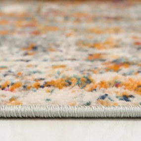 Kusový koberec Atlanta sivo oranžový 140x200cm