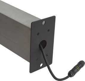 Moderný vonkajší stĺpik sivý 65 cm IP44 - Pompei