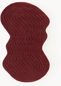 Ručne tuftovaný vlnený koberec v organickom tvare Aliza