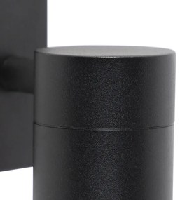 Inteligentné vonkajšie nástenné svietidlo čierne vrátane WiFi GU10 IP44 - Solo