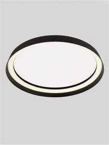 LED stmievateľné čierne moderné stropné svietidlo Ormi 45