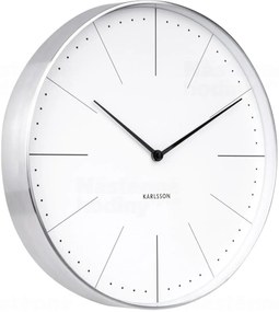 Dizajnové nástenné hodiny Karlsson 5681WH