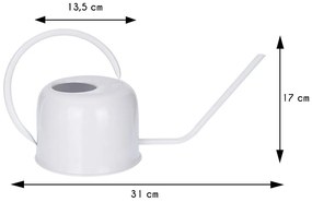 Kanva na polievanie Simple, 1,1 l, biela