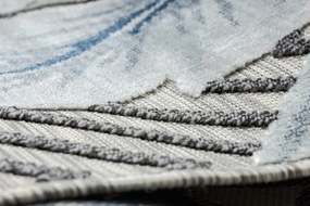 Dywany Łuszczów, Kusový koberec Botanic 65242 Feathers grey – na von aj na doma, 176x270, modrá, chodba / predsieň