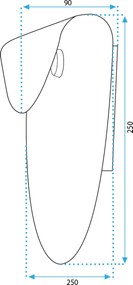 Toolight Toolight, LED nástenné svietidlo APP1428-W WHITE, OSW-06701