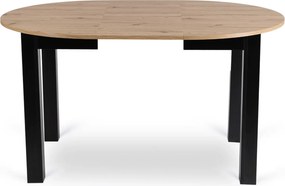 PROXIMA.store - Okrúhly rozkladací stôl HARRY FARBA: dub craft