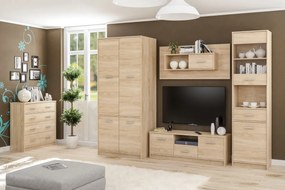 Jednolôžková posteľ s roštom Tavir 90 90x200 cm - dub sonoma
