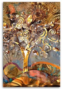 Obraz na plátně Gustav Klimt Strom života - 60x90 cm