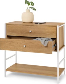 Komoda »GRADE« s 2 zásuvkami, vzhľad dreva