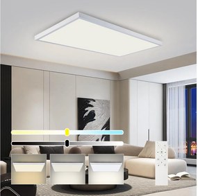 Brilagi-LED Stmievateľné kúpeľňové svietidlo FRAME SMART LED/96W/230V IP44 biele+DO