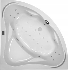 Symetrická Rohová Vaňa S Hydromasážou 125x125