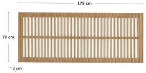 Čelo postele z jaseňového dreva 175x70 cm Beyla - Kave Home