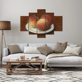 Obraz - Henri Fantin-Latour, Three Peaches on a Plate, reprodukcia (150x105 cm)