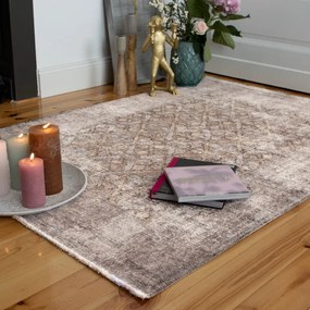 Obsession, Kusový koberec My Maurea 780 gold – na von aj na doma, 155x230, hnedá, chodba / predsieň