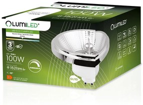 LED žiarovka GU10 ES111 15W = 100W 1521lm 4000K Neutrálna 38° Stmievateľná LUMILED