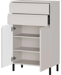 Krémová vysoká kúpeľňová skrinka 60x97 cm Salinas – Germania