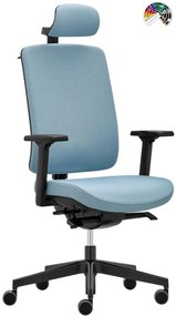 RIM Kancelárska stolička FLEXi XXL FX 1112A 1113A čalúnenie BLAZER, FLAX