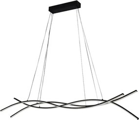 LED Stmievateľný luster na lanku LED/80W/230V 3000-6500K + diaľkové ovládanie