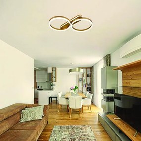 Moderné svietidlo NEDES LED svietidlo + diaľkový ovládač 60W J3362/G