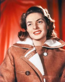 Umelecká fotografie INGRID BERGMAN, (30 x 40 cm)